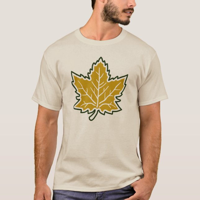Canadian Maple Löv Vintage Stil CANADA Tee Shirt (Framsida)