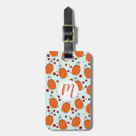 Canadian Maple Syrup Mönster Bagagebricka