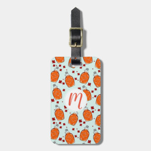 Canadian Maple Syrup Mönster Bagagebricka