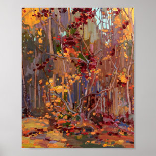 Canadian Maple Träd Painting av Tom Thomson Poster