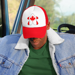 Canadian Meeple Truckerkeps