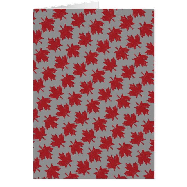 Canadian Mönster Hälsningskort (Framsidan)