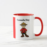 Canadian Mountie Canada Day Mugg