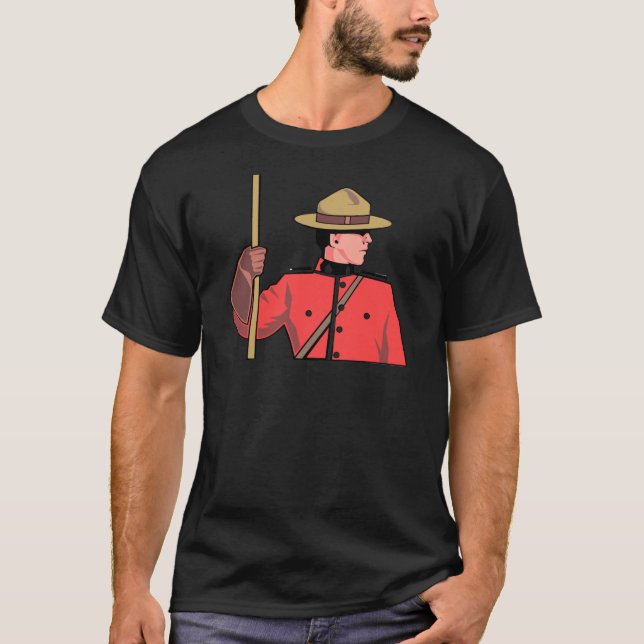 Canadian Mountie T Shirt (Framsida)