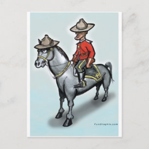 Canadian Mounty Vykort
