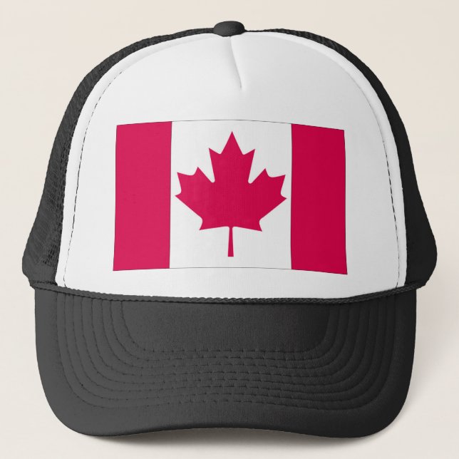 Canadian National Flagga Truckerkeps (Framsida)