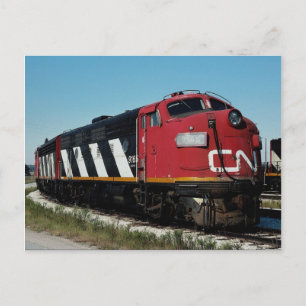 Canadian National FP-7 a+a set, No. 9165, Toronto, Vykort