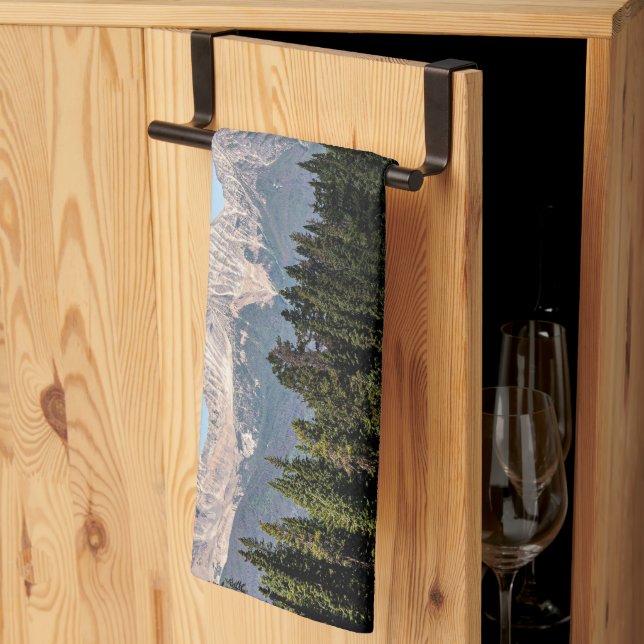 Canadian Nature, Pyramid Mountain Kökshandduk (Thirds Fold)