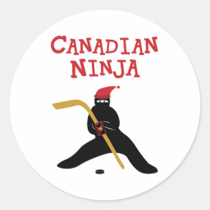Canadian Ninja Runt Klistermärke
