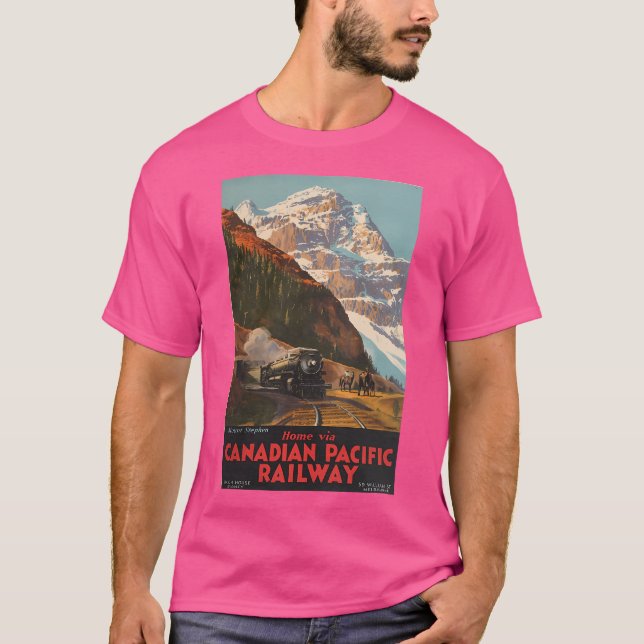 Canadian Pacific Railway - Vintage resor T Shirt (Framsida)
