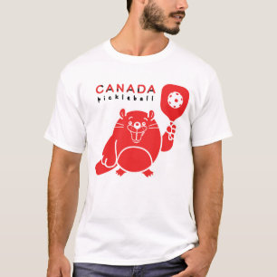 Canadian Pickleball Beaver T Shirt