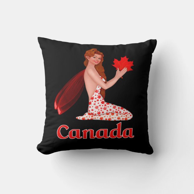 Canadian Pixie with Maple Löv Kudde (Framsida)