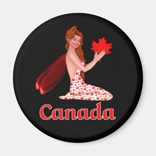 Canadian Pixie with Maple Löv Magnet (Framsidan)