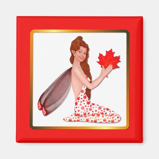 Canadian Pixie with Maple Löv Magnet (Framsidan)