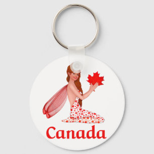 Canadian Pixie with Maple Löv Nyckelring