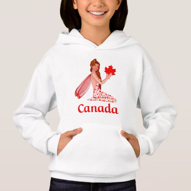 Canadian Pixie with Maple Löv T Shirt (Framsida)