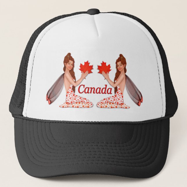 Canadian Pixie with Maple Löv Truckerkeps (Framsida)