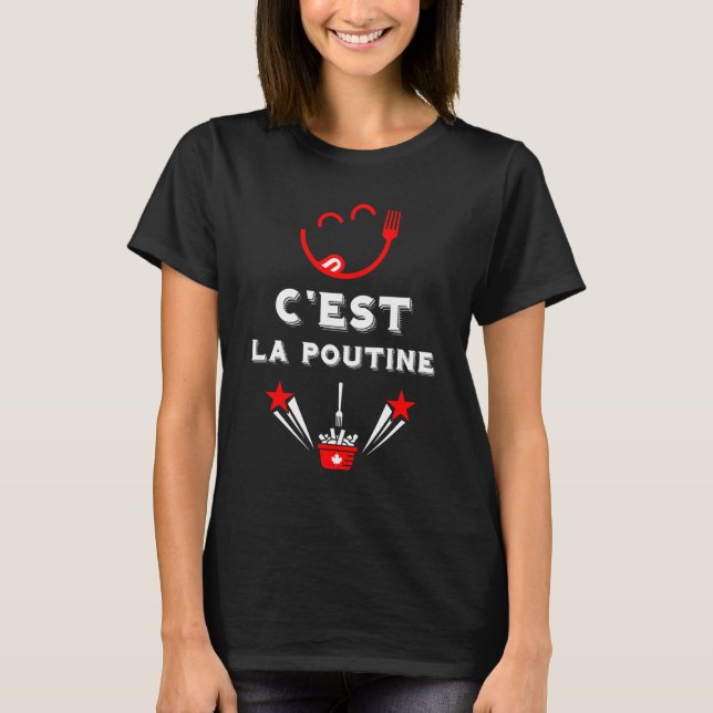 Canadian Poutine Festival T Shirt (Framsida)
