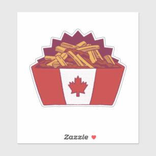 Canadian Poutine Klistermärken