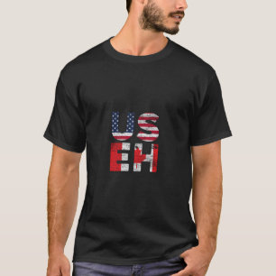 Canadian Pride American Usa Useh Us Flagga Kanada T Shirt