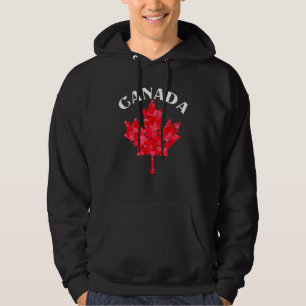 Canadian Pride Day Maple Löv Kanada Hoodie