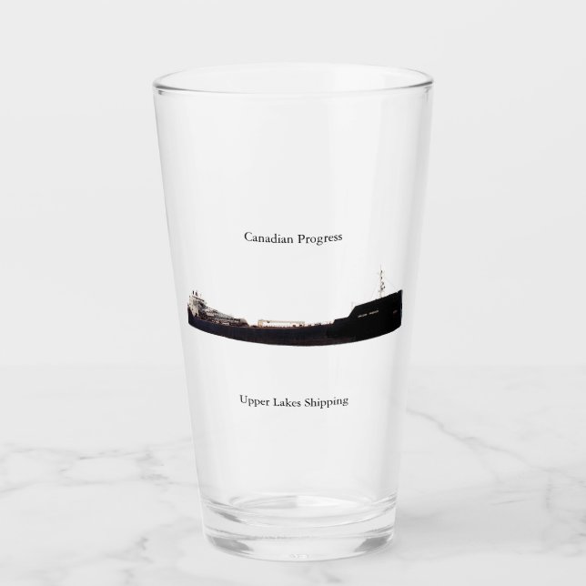 Canadian Progress glass Glaskopp (Framsida)