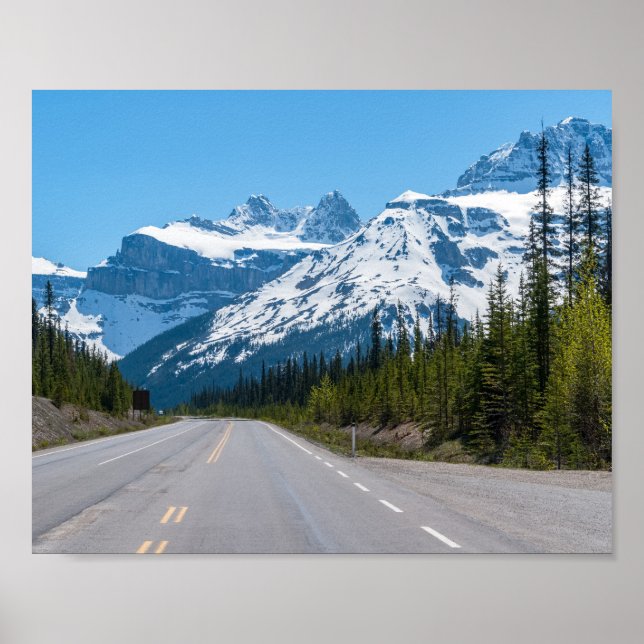 Canadian Rockies - Icefields Parkway Highway 93 Poster (Framsidan)