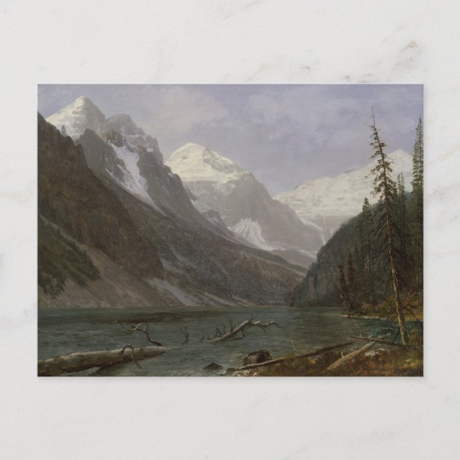 Canadian Rockies Sjö Louise | Albert Bierstadt Vykort (Framsida)