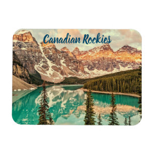 Canadian Rockies stilized Magnet