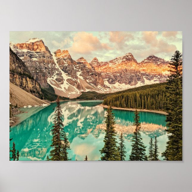 Canadian Rockies stilized Poster (Framsidan)