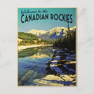 Canadian Rockies Vykort
