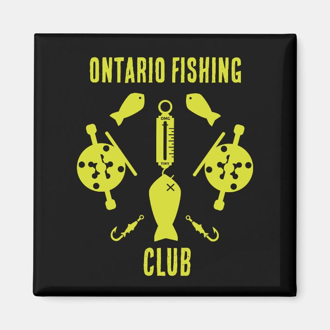Canadian Salmon Fishing Magnet (Framsidan)