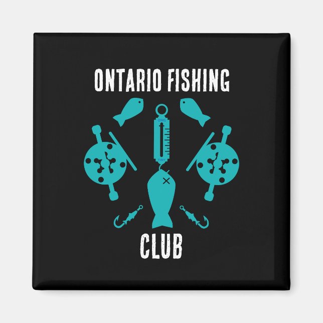 Canadian Salmon Fishing Magnet (Framsidan)