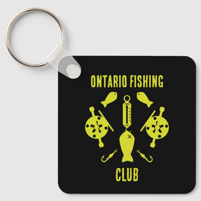 Canadian Salmon Fishing Nyckelring (Framsida)