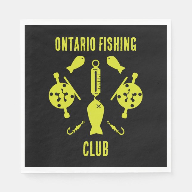 Canadian Salmon Fishing Pappersservett (Framsidan)