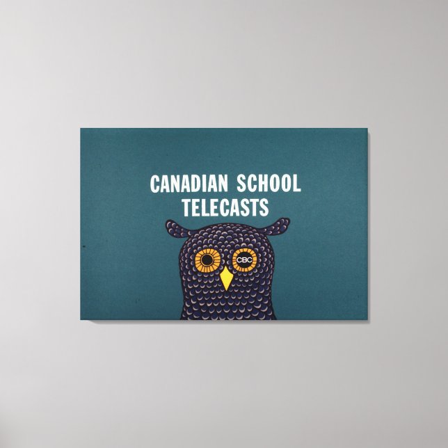 Canadian School Telecast Canvastryck (Framsida)