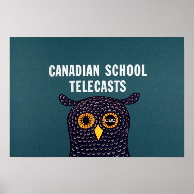 Canadian School Telecast Poster (Framsidan)