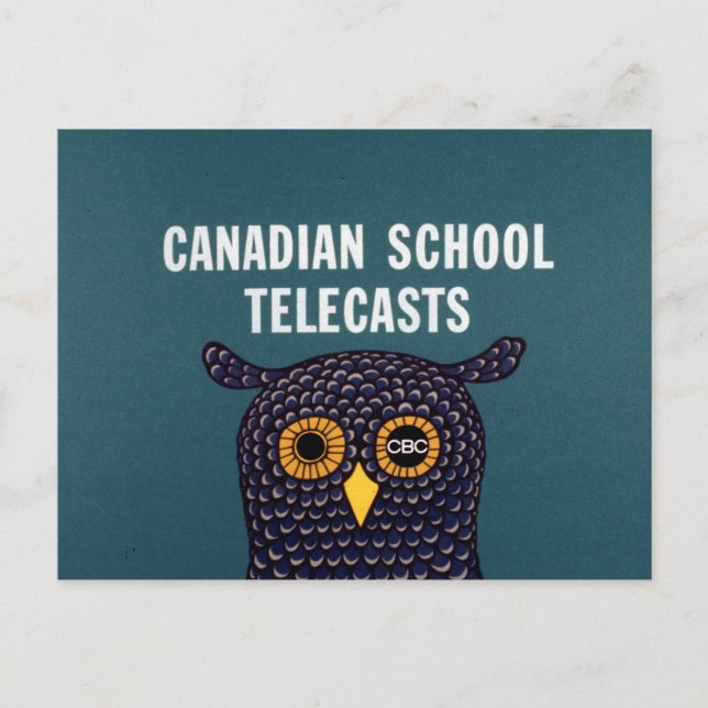 Canadian School Telecast Vykort (Framsida)