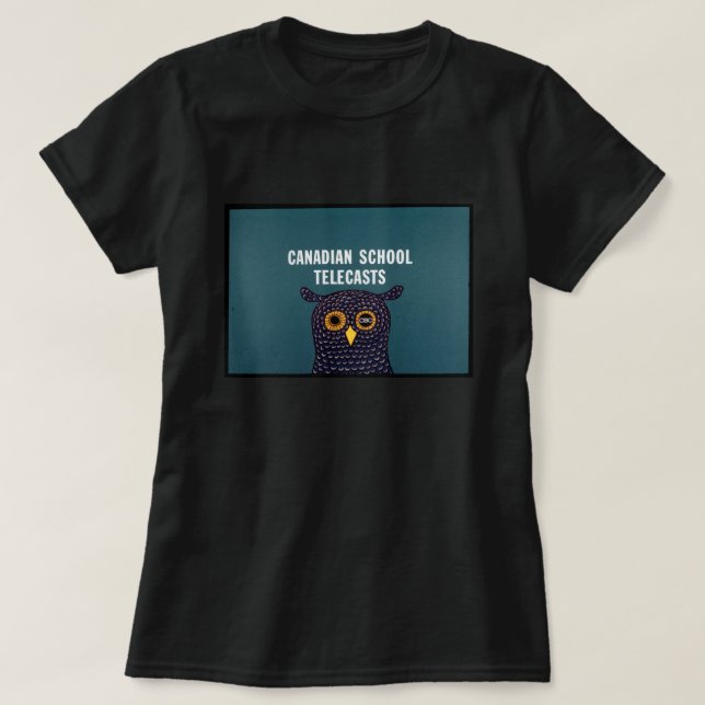 Canadian School Telecast Women's T-shirt (Design framsida)