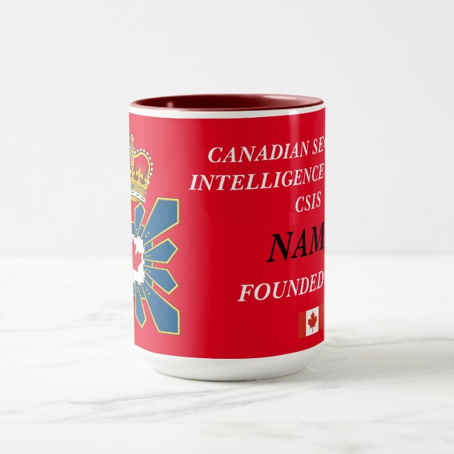 Canadian Security Intelligence Service Mugg, 15 oz Mugg (Center)