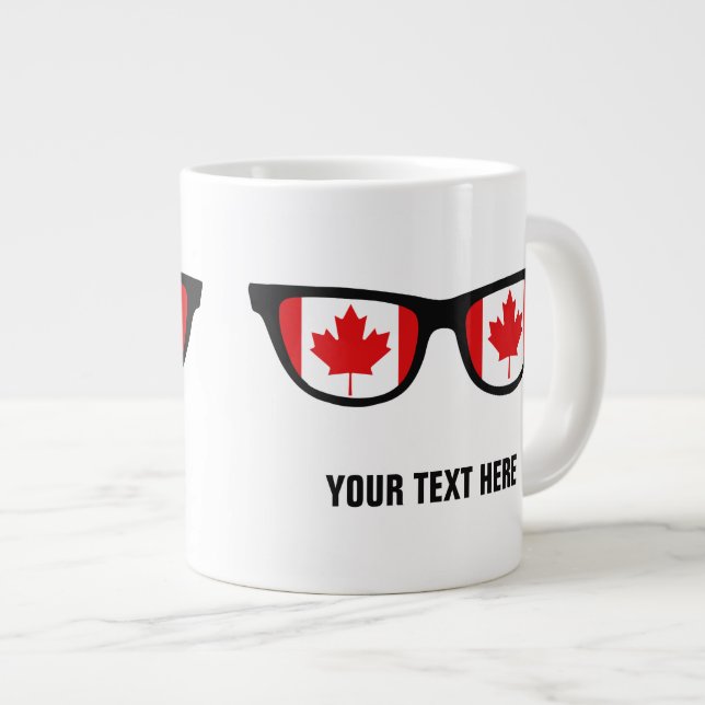 Canadian Shades anpassningsbar muggar Jumbo Mugg (Framsida höger)