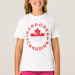 Canadian Singaporean Roots T Shirt