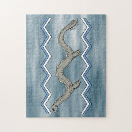 Canadian Sjö Monster och Zigzags Pussel