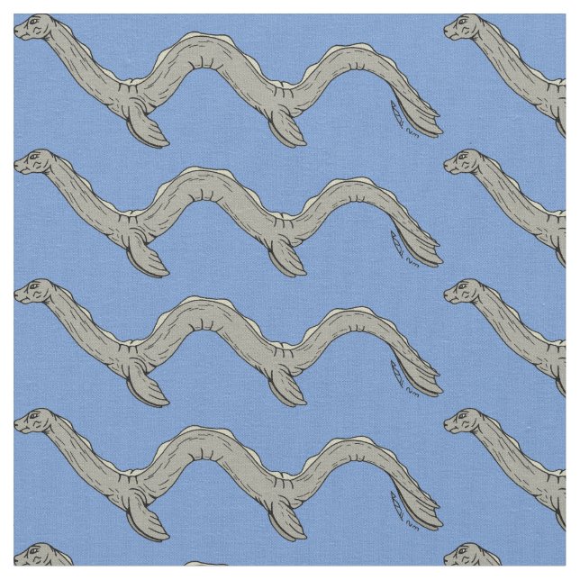 Canadian Sjö Monster Tyg (Närbild)