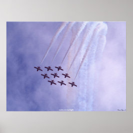 Canadian Snowbird Airforce Motivational Art Poster