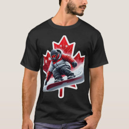 Canadian Snowboard Äventyr T-shirt