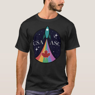 Canadian Space Agency Retro Logotyp Classic T-Shir T Shirt