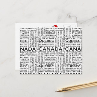 Canadian Stater & Cities Vykort