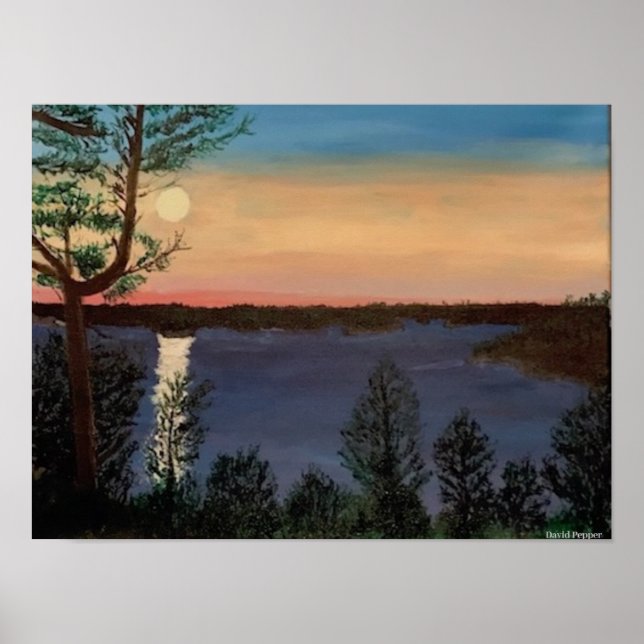 "Canadian Sunset" Poster (Framsidan)