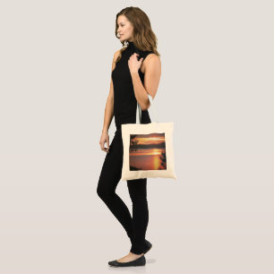 Canadian Sunset Tote Bag Tygkasse
